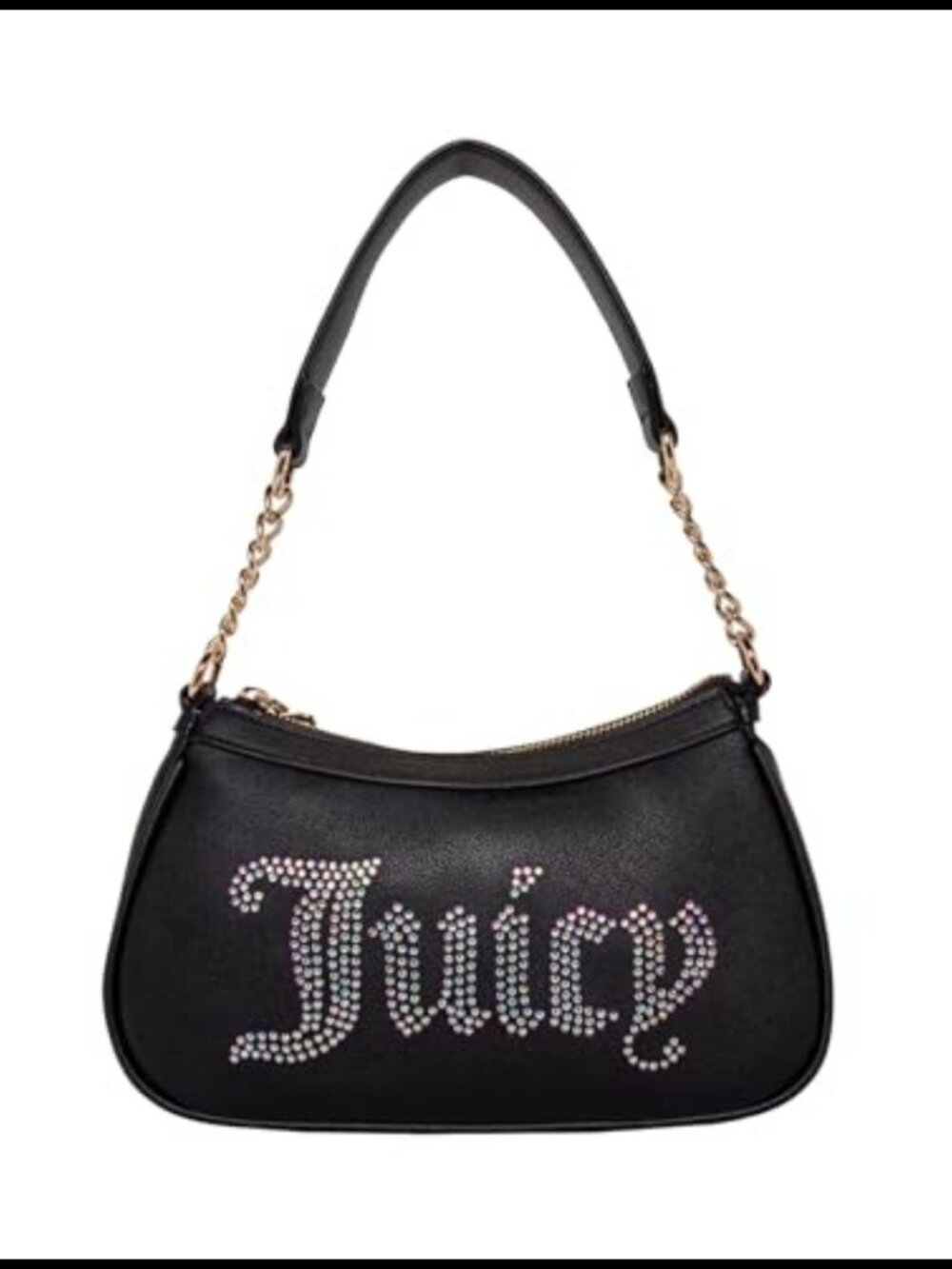 Juicy Couture Shoulder Bag Vinyl Chain Strap Satchel Purse